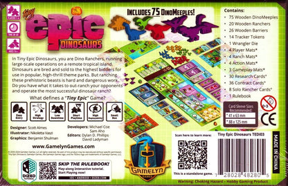 Tiny Epic Dinosaurs - WiredVillage Games - Gamelyn Games