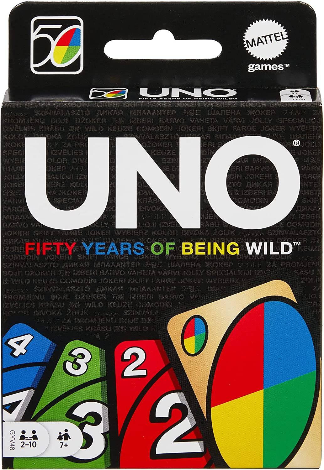 UNO™ 50th Anniversary Edition Card Game - WiredVillage Games - Mattel