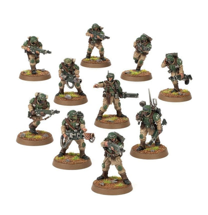 Warhammer 40k Astra Militarum: Cadian Shock Troops - WiredVillage Games - Games Workshop