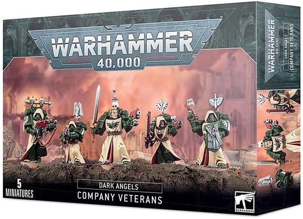 Warhammer Dark Angels Company Veterans Squad - WiredVillage Games - Games Workshop