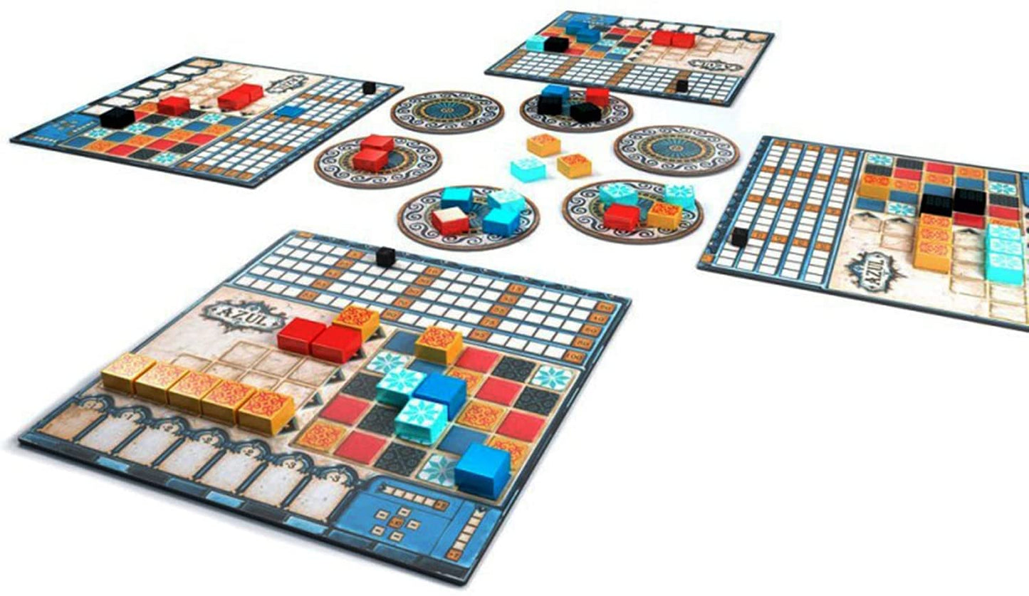 Azul Board Game - Beautiful Pattern - Building Fun! - WiredVillage Games - Next Move Games