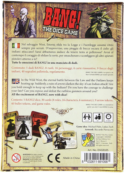 Bang! The Dice Game - WiredVillage Games - Da Vinci Games