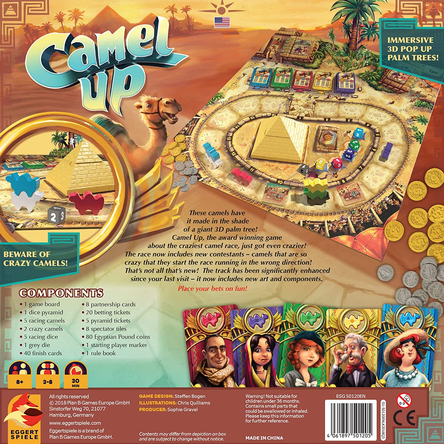 Camel Up Board Game (Second Edition) - WiredVillage Games - Plan B Games