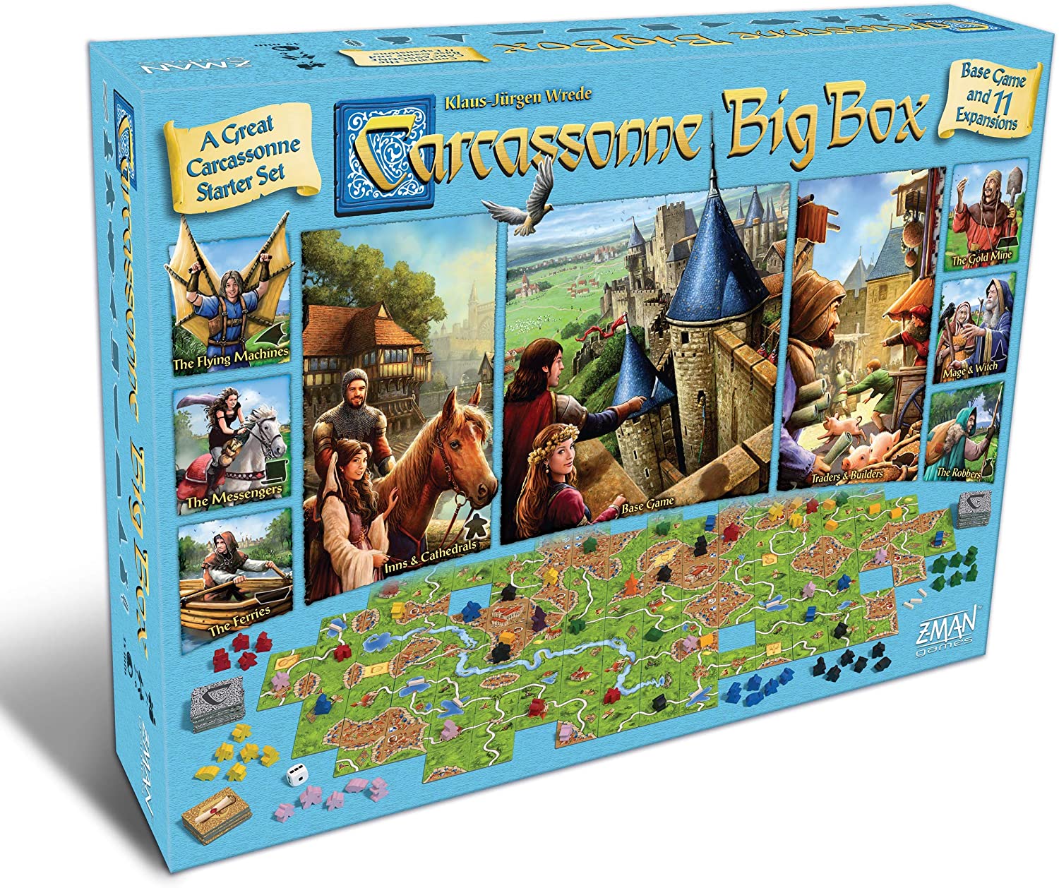 Carcassonne Big Box Board Game - WiredVillage Games - Z - Man Games
