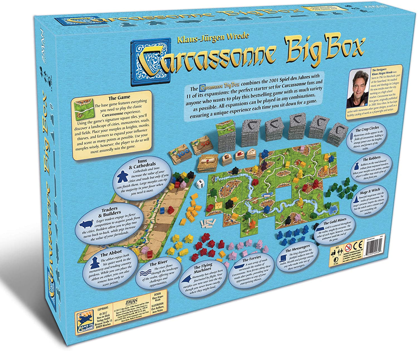 Carcassonne Big Box Board Game - WiredVillage Games - Z - Man Games