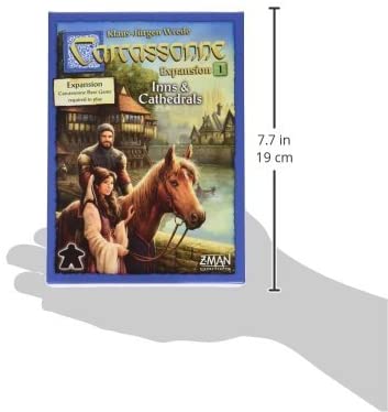 Carcassonne EXPANSION 1 : Inns & Cathedrals - WiredVillage Games - Z - Man Games
