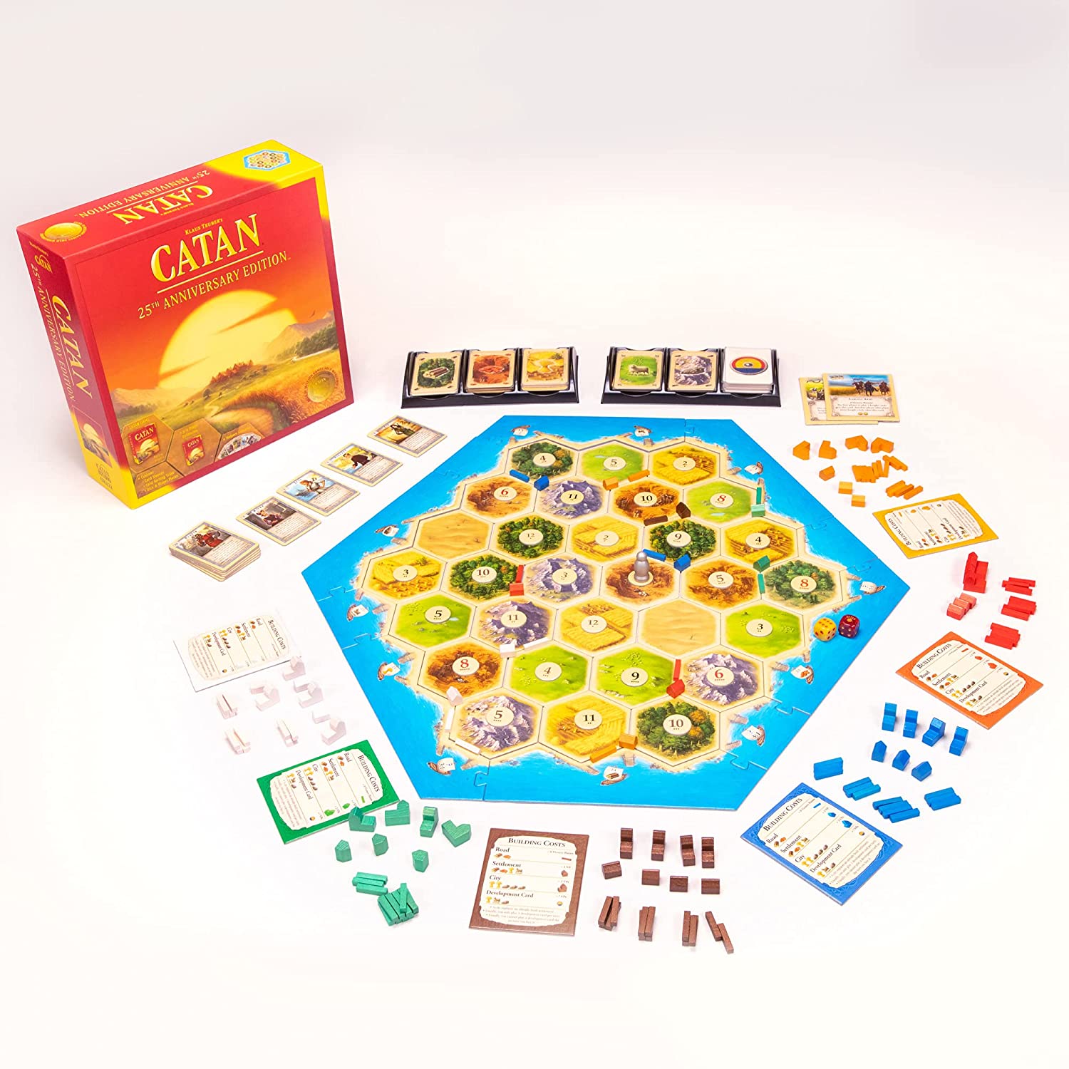 CATAN Board Game 25th Anniversary Edition - WiredVillage Games - Catan Studio