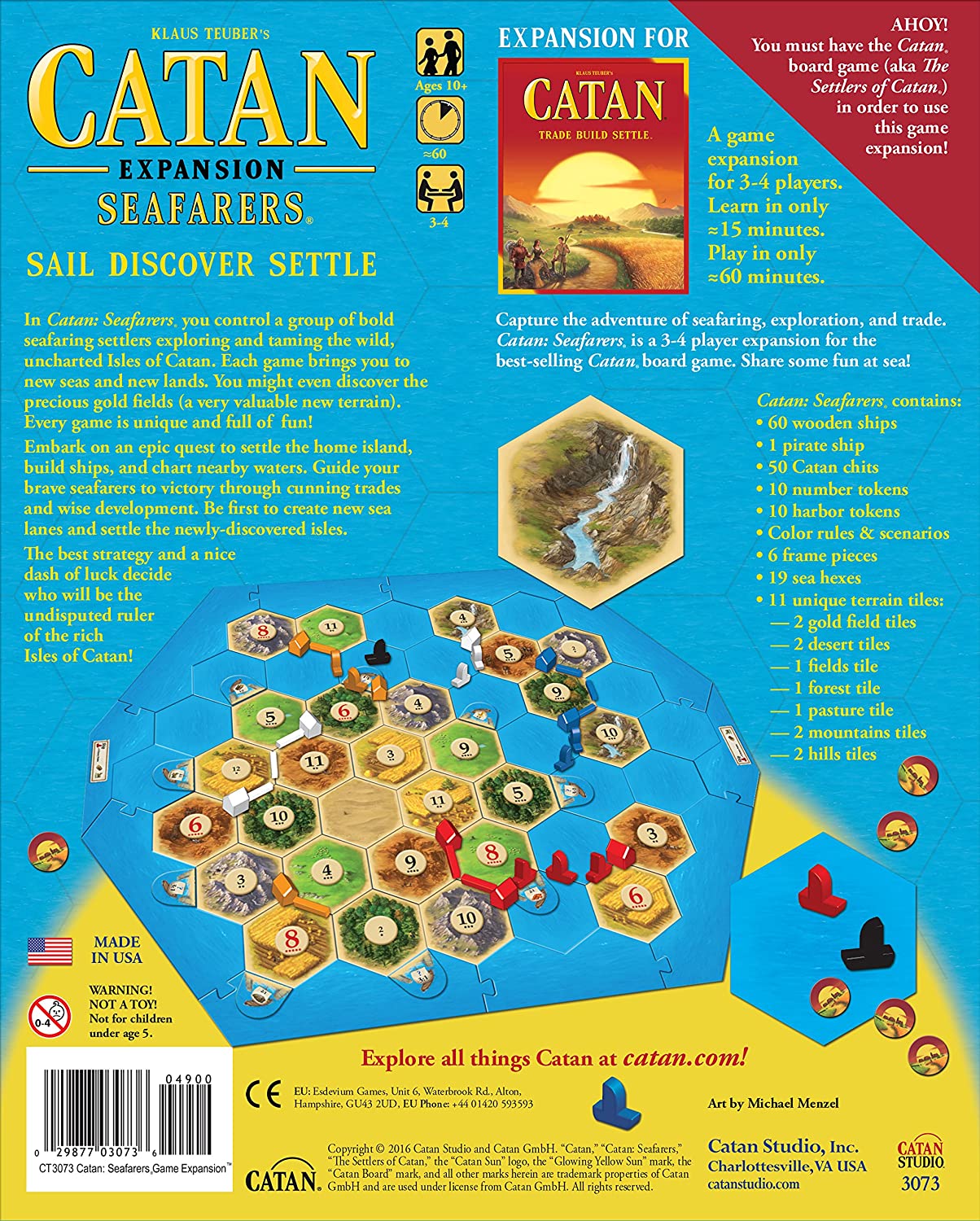 Catan Seafarers Board Game Expansion - WiredVillage Games - Catan Studio