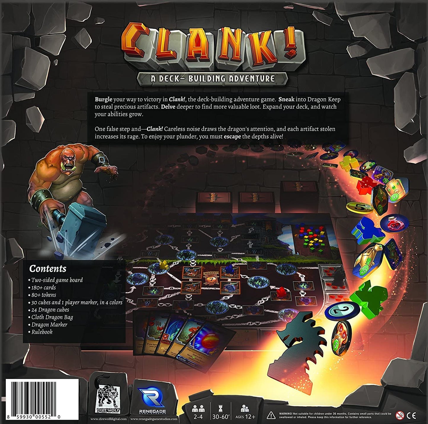 Clank! A Deck Building Adventure Board Game - WiredVillage Games - Renegade Game Studios