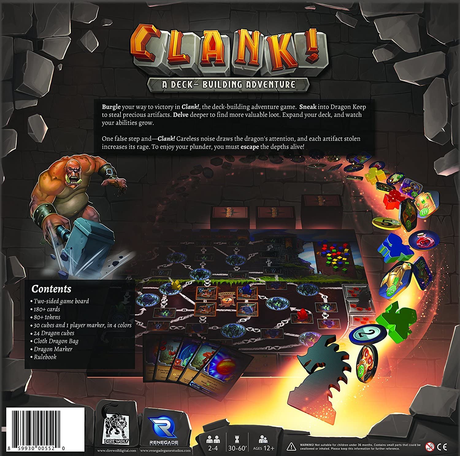 Clank! A Deck Building Adventure Board Game - WiredVillage Games - Renegade Game Studios