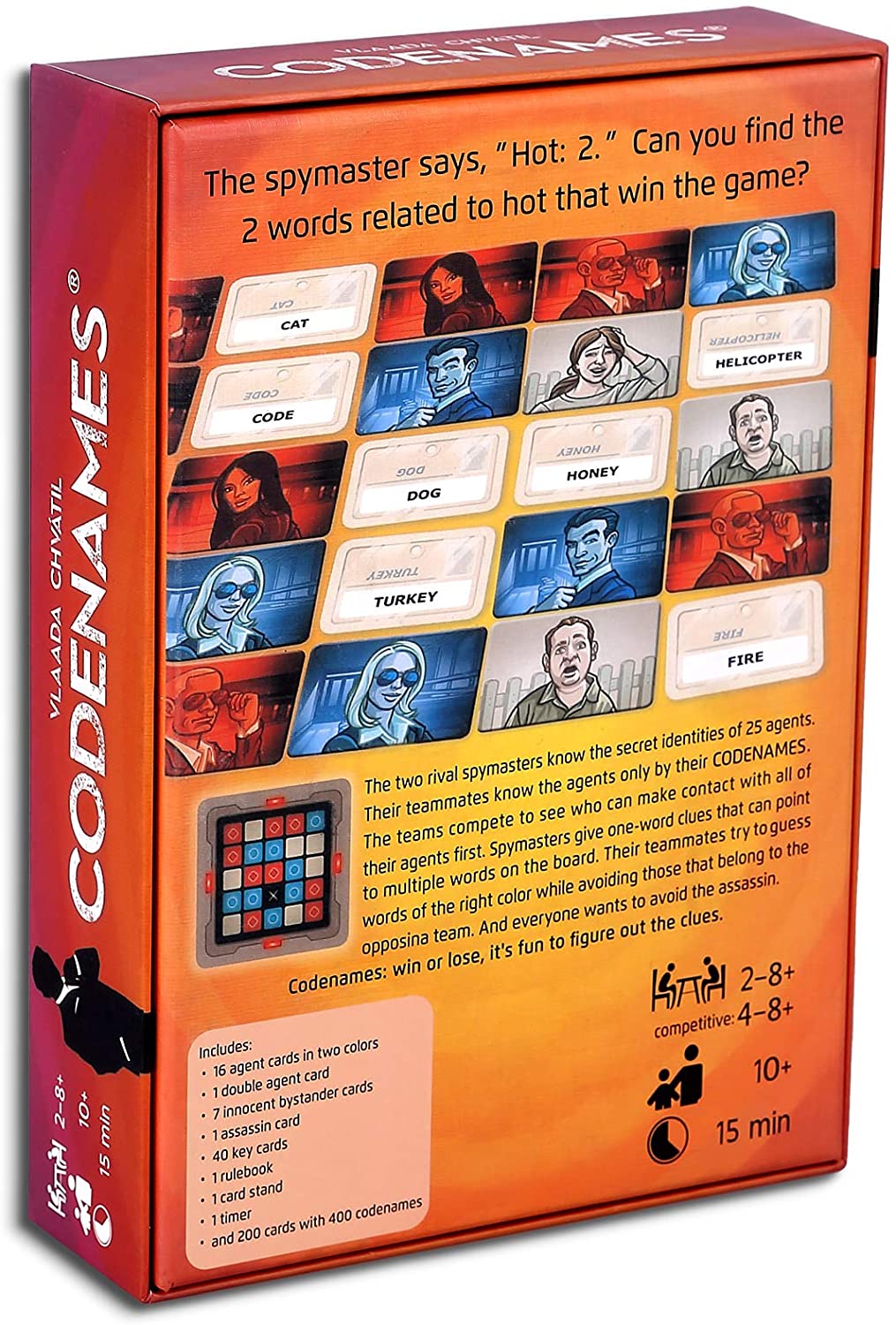CODENAMES Board Game - WiredVillage Games - Czech Games Edition