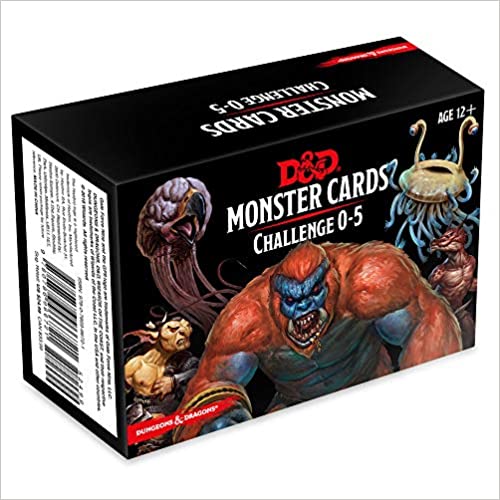 D&D Spellbook Cards: Monsters 0 - 5 - WiredVillage Games - Wizards of the Coast