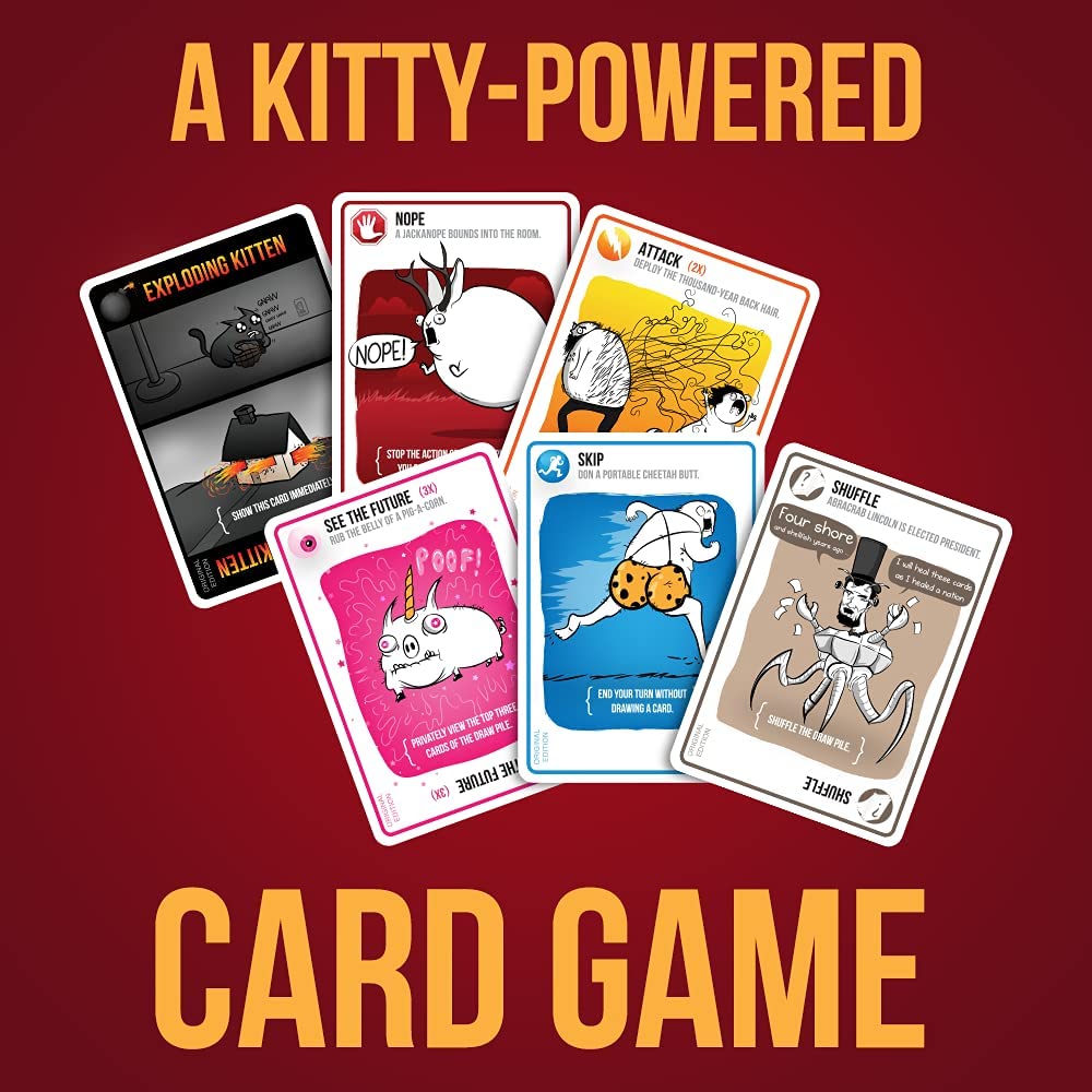 Exploding Kittens Board Game - WiredVillage Games - Exploding Kittens
