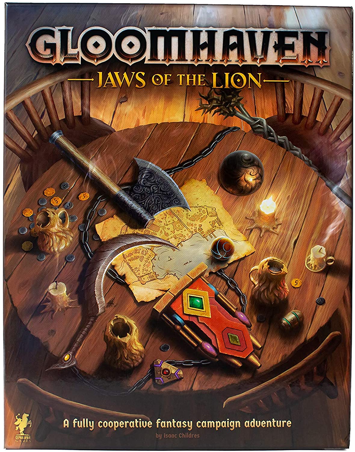 GLOOMHAVEN : Jaws of The Lion Board Game - WiredVillage Games - Cephalofair Games
