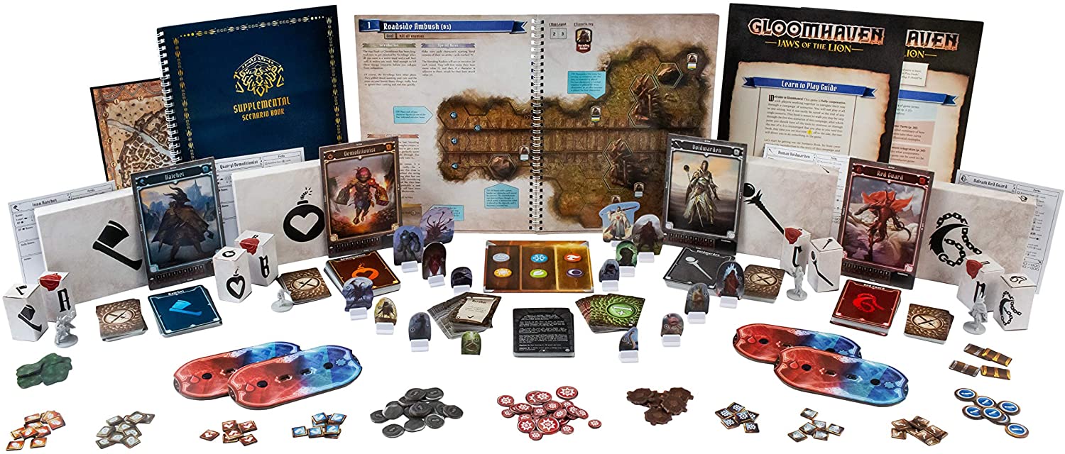 GLOOMHAVEN : Jaws of The Lion Board Game - WiredVillage Games - Cephalofair Games