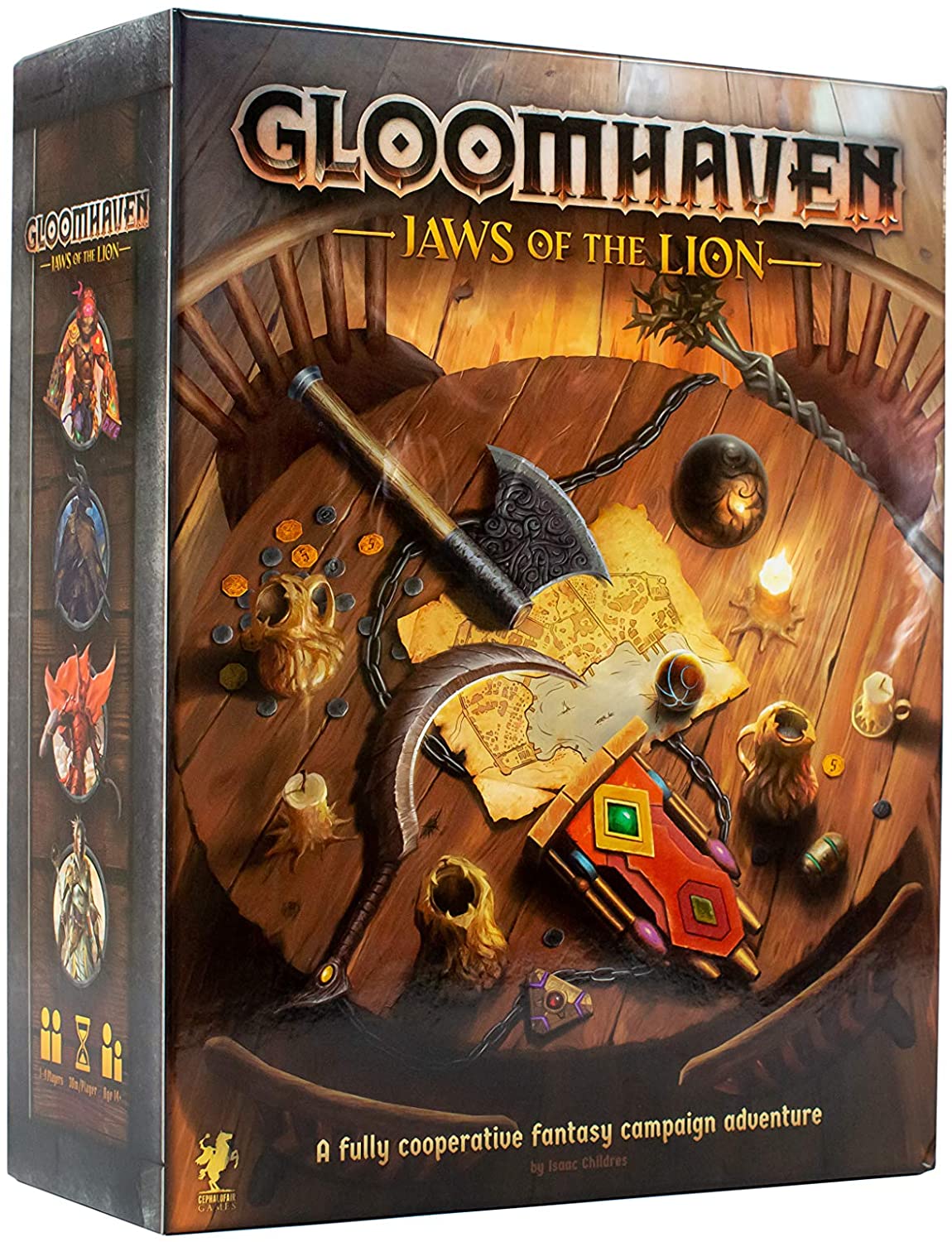 GLOOMHAVEN : Jaws of The Lion Board Game - WiredVillage Games - Cephalofair Games