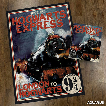 Harry Potter Hogwarts Express Train (1000 Piece Jigsaw Puzzle) - WiredVillage Games - Aquarius
