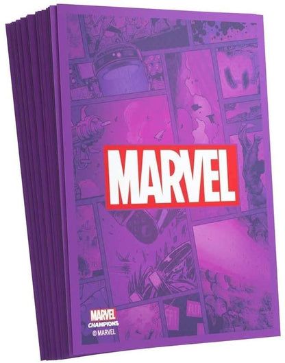 Marvel Art Sleeves: Marvel Purple - WiredVillage Games - Gamegenic