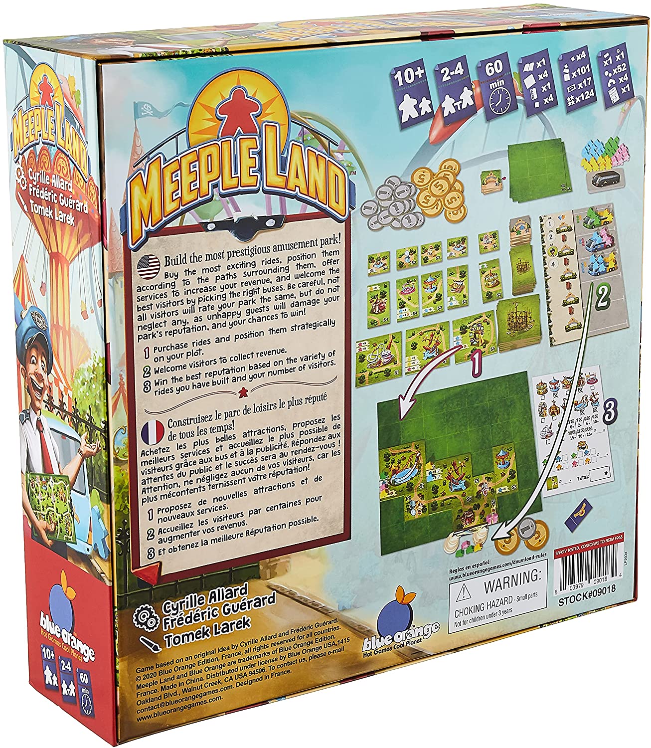 Meeple Land Board Game - WiredVillage Games - Blue Orange