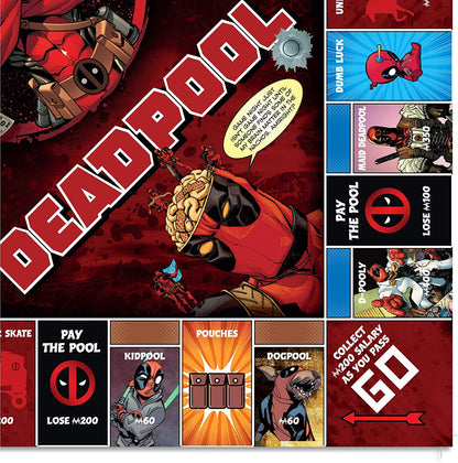 MONOPOLY Marvel Deadpool Collector's Edition Board Game - WiredVillage Games - Monopoly