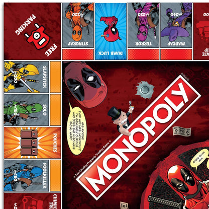 MONOPOLY Marvel Deadpool Collector's Edition Board Game - WiredVillage Games - Monopoly