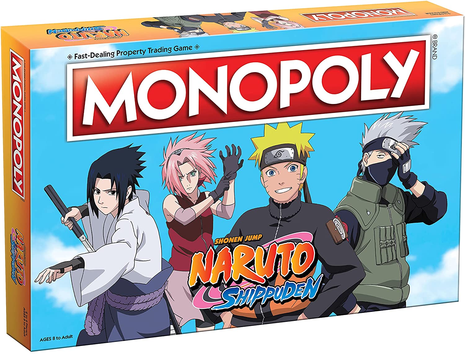 Monopoly: Naruto Shippuden - WiredVillage Games - USAOPOLY
