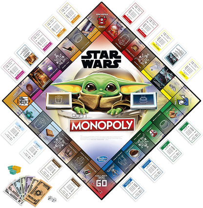 MONOPOLY Star Wars The Mandalorian The Child Edition Board Game - WiredVillage Games - Monopoly