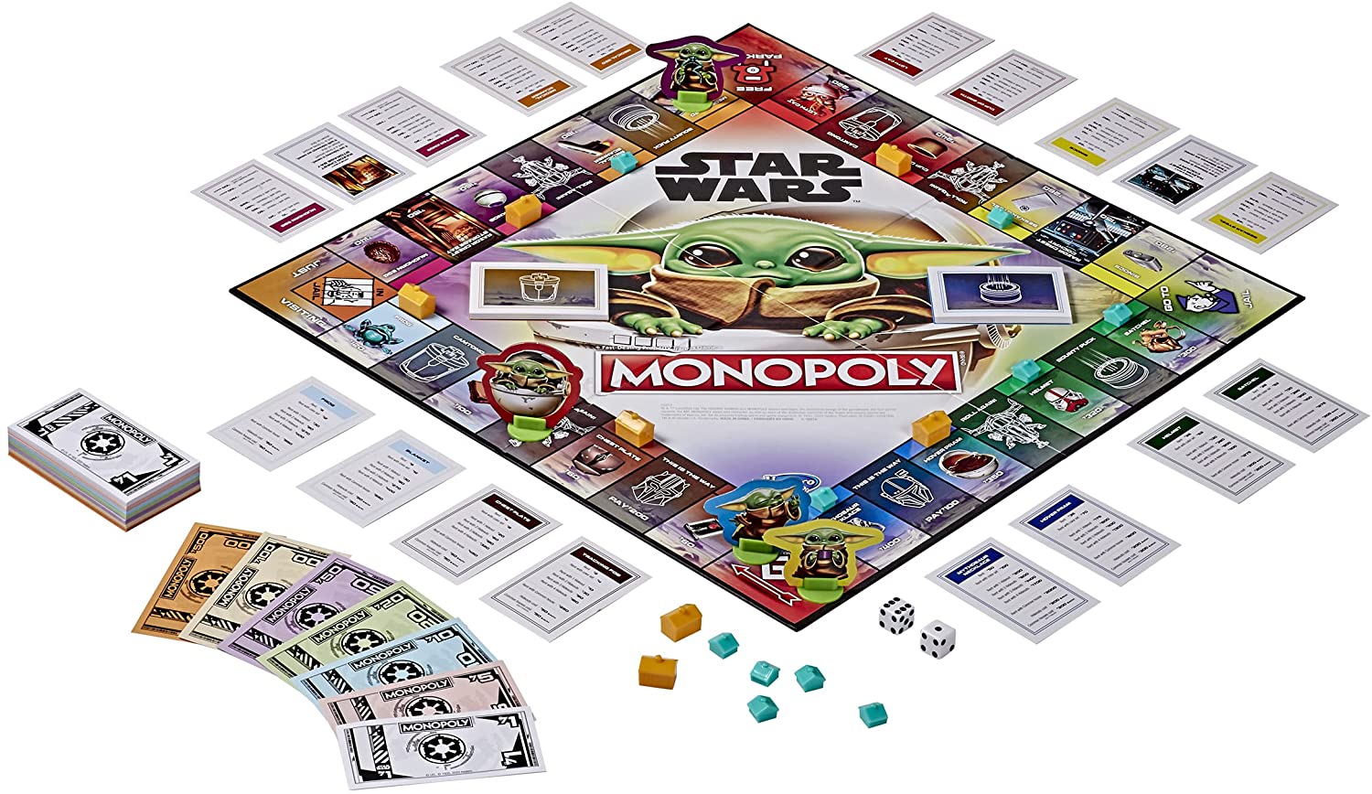 MONOPOLY Star Wars The Mandalorian The Child Edition Board Game - WiredVillage Games - Monopoly