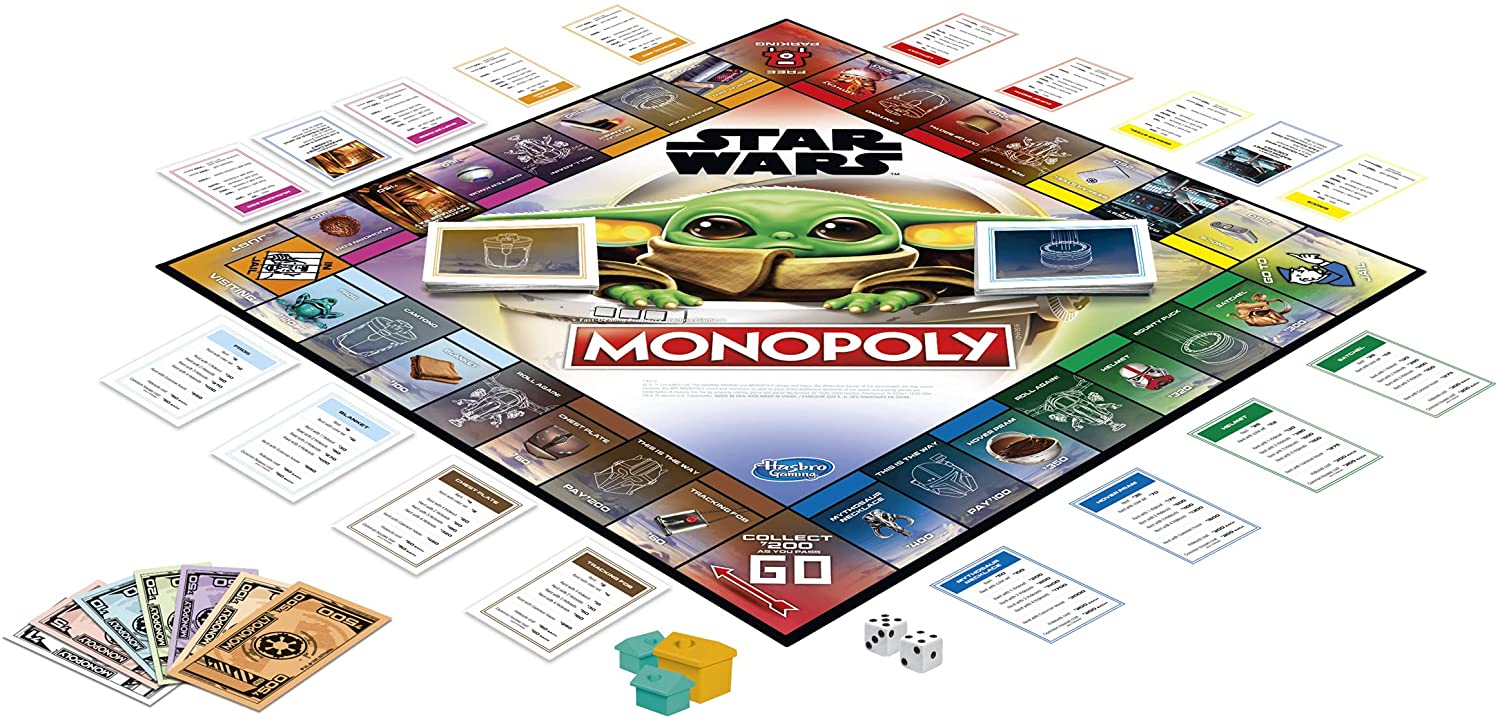 MONOPOLY Star Wars The Mandalorian The Child Edition Board Game - WiredVillage Games - Monopoly