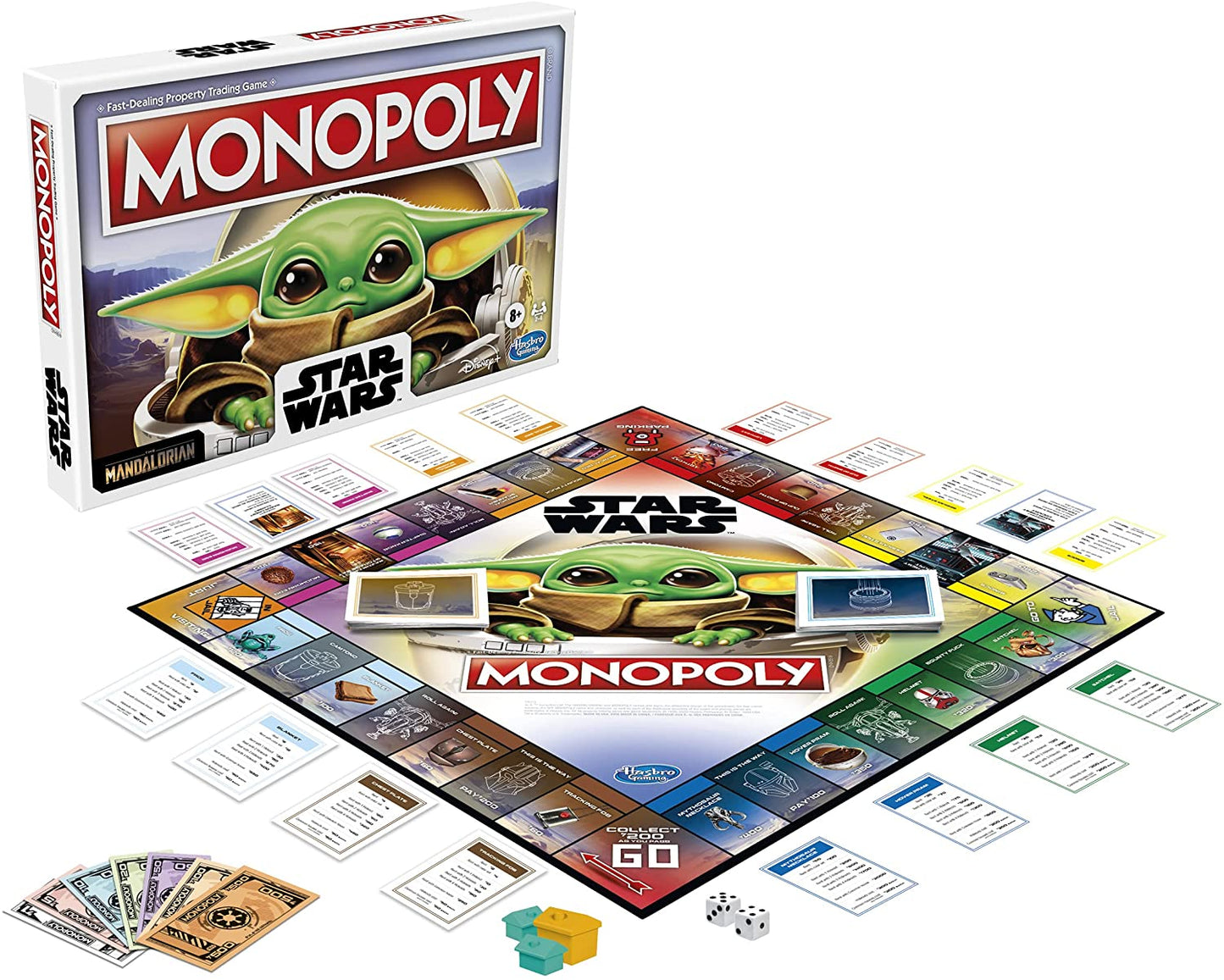 MONOPOLY Star Wars The Mandalorian The Child Edition Board Game - WiredVillage Games - Monopoly
