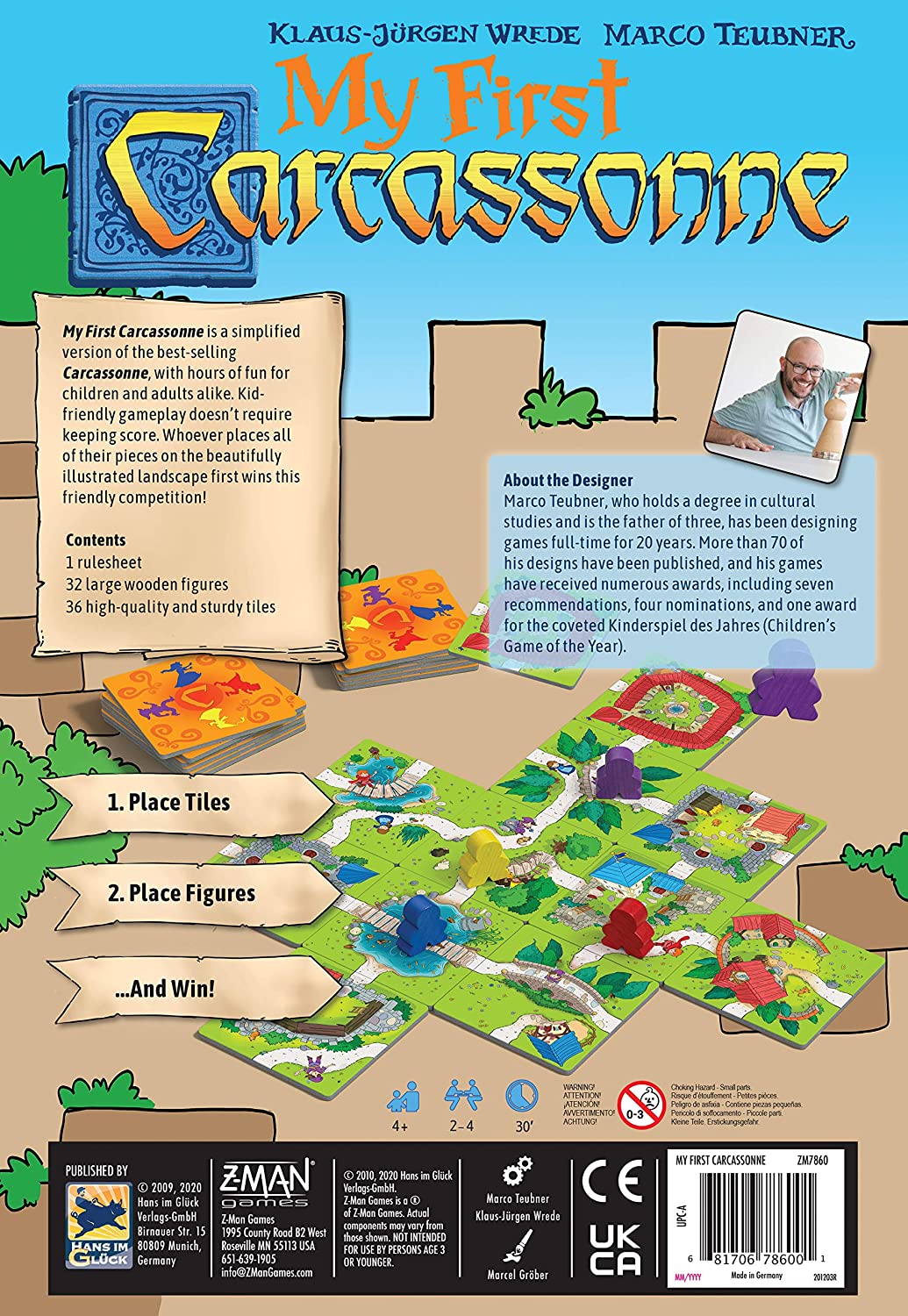 My First Carcassonne Board Game - WiredVillage Games - Z - Man Games