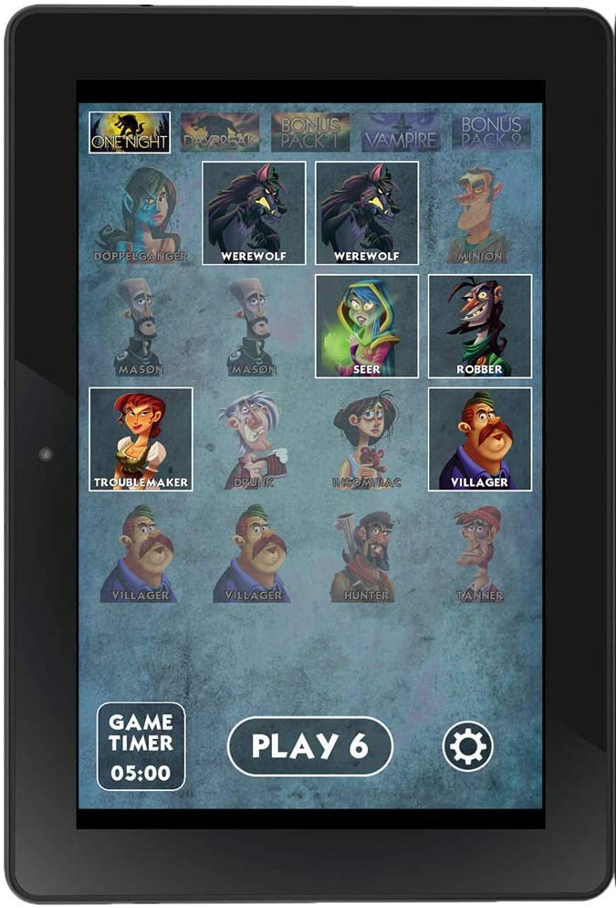 One Night Ultimate Werewolf Board Game - WiredVillage Games - Bezier Games