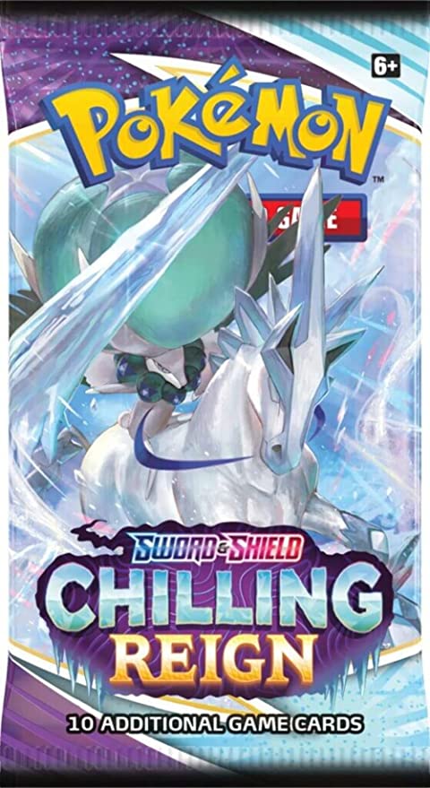 Pokémon: Sword & Shield Chilling Reign Booster Pack - WiredVillage Games - Wiredvillage Games