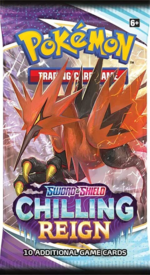Pokémon: Sword & Shield Chilling Reign Booster Pack - WiredVillage Games - Wiredvillage Games
