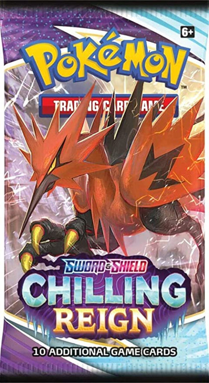 Pokémon: Sword & Shield Chilling Reign Booster Pack - WiredVillage Games - Wiredvillage Games