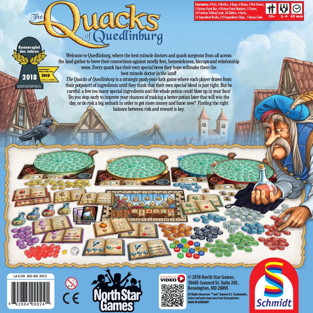 Quacks of Quedlinburg Board Game - WiredVillage Games - North Star Games