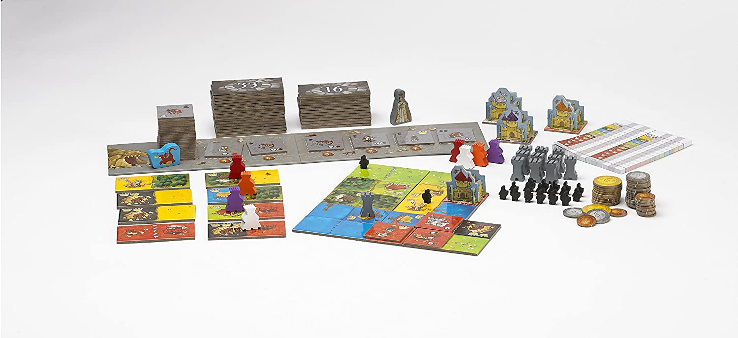 Queendomino Board Game - WiredVillage Games - Blue Orange