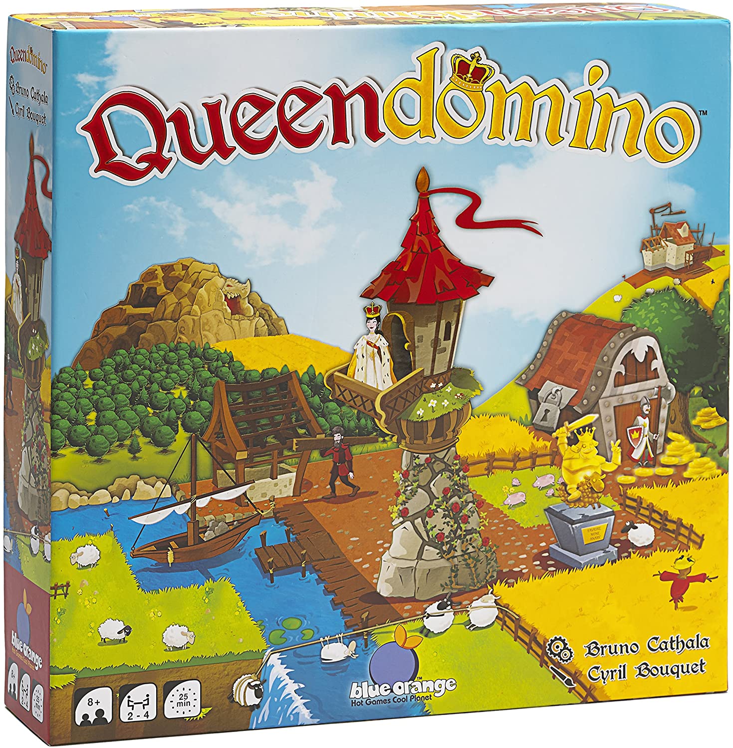 Queendomino Board Game - WiredVillage Games - Blue Orange