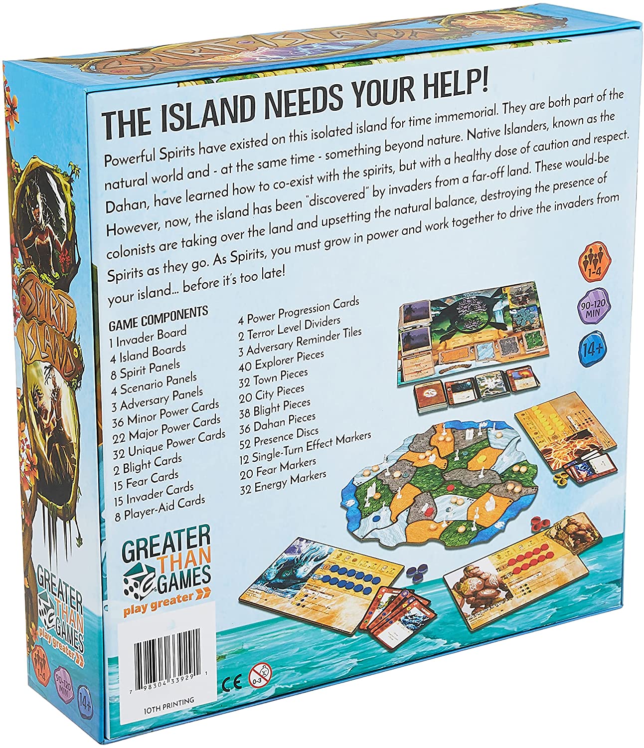 Spirit Island Board Game - WiredVillage Games - Greater Than Games