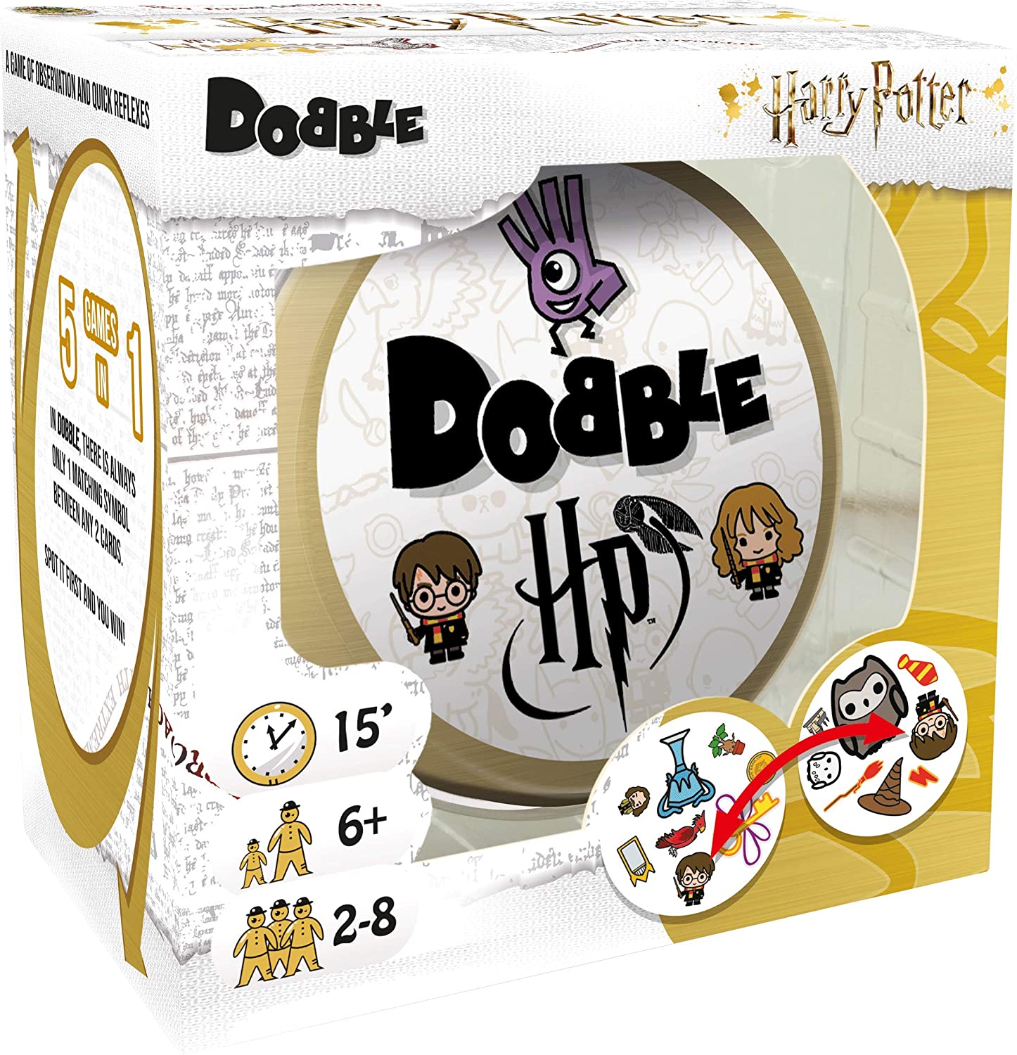 SPOT IT! / DOBBLE - HARRY POTTER - WiredVillage Games - Asmodee