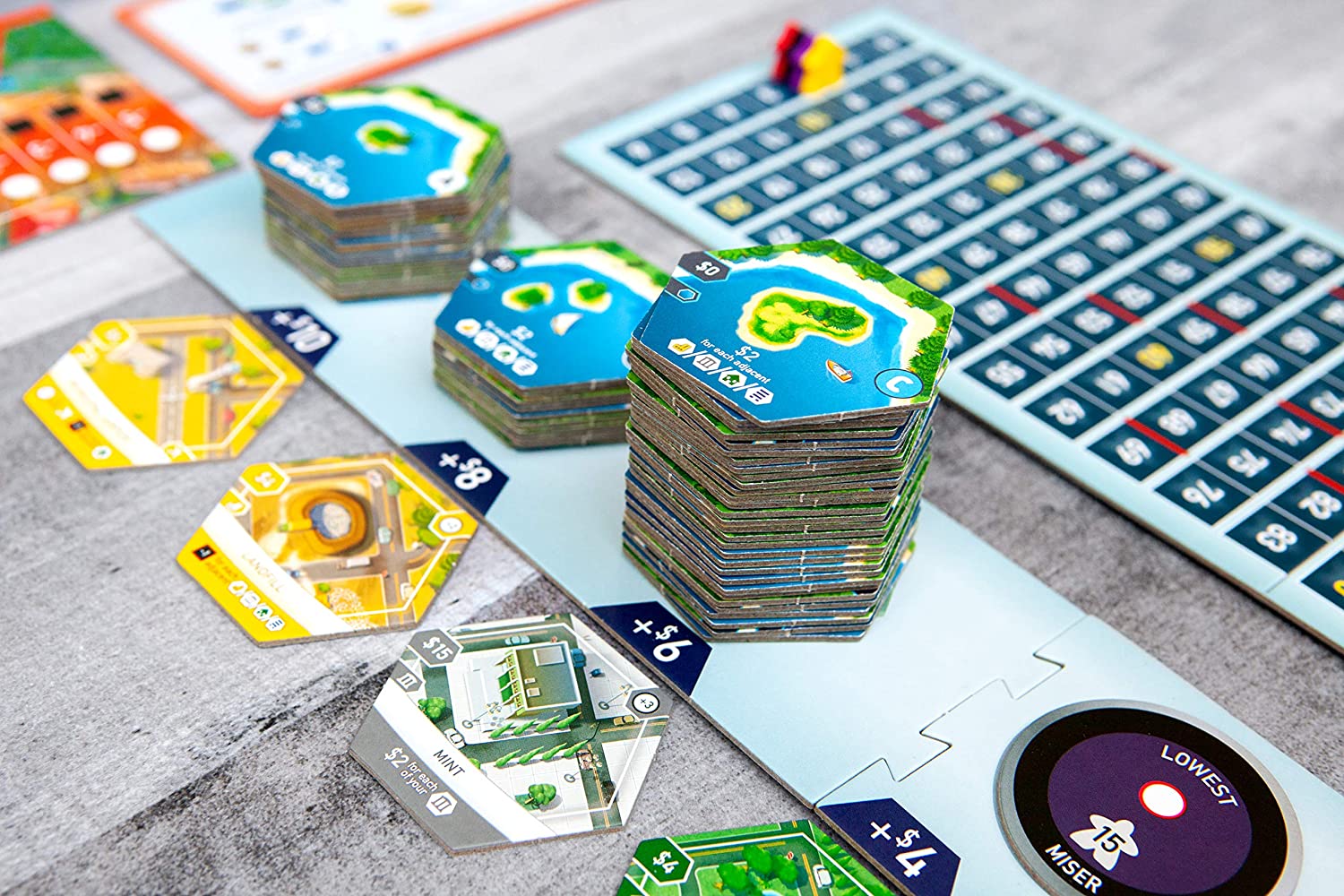 Suburbia 2nd Edition Board Game - WiredVillage Games - Bezier Games
