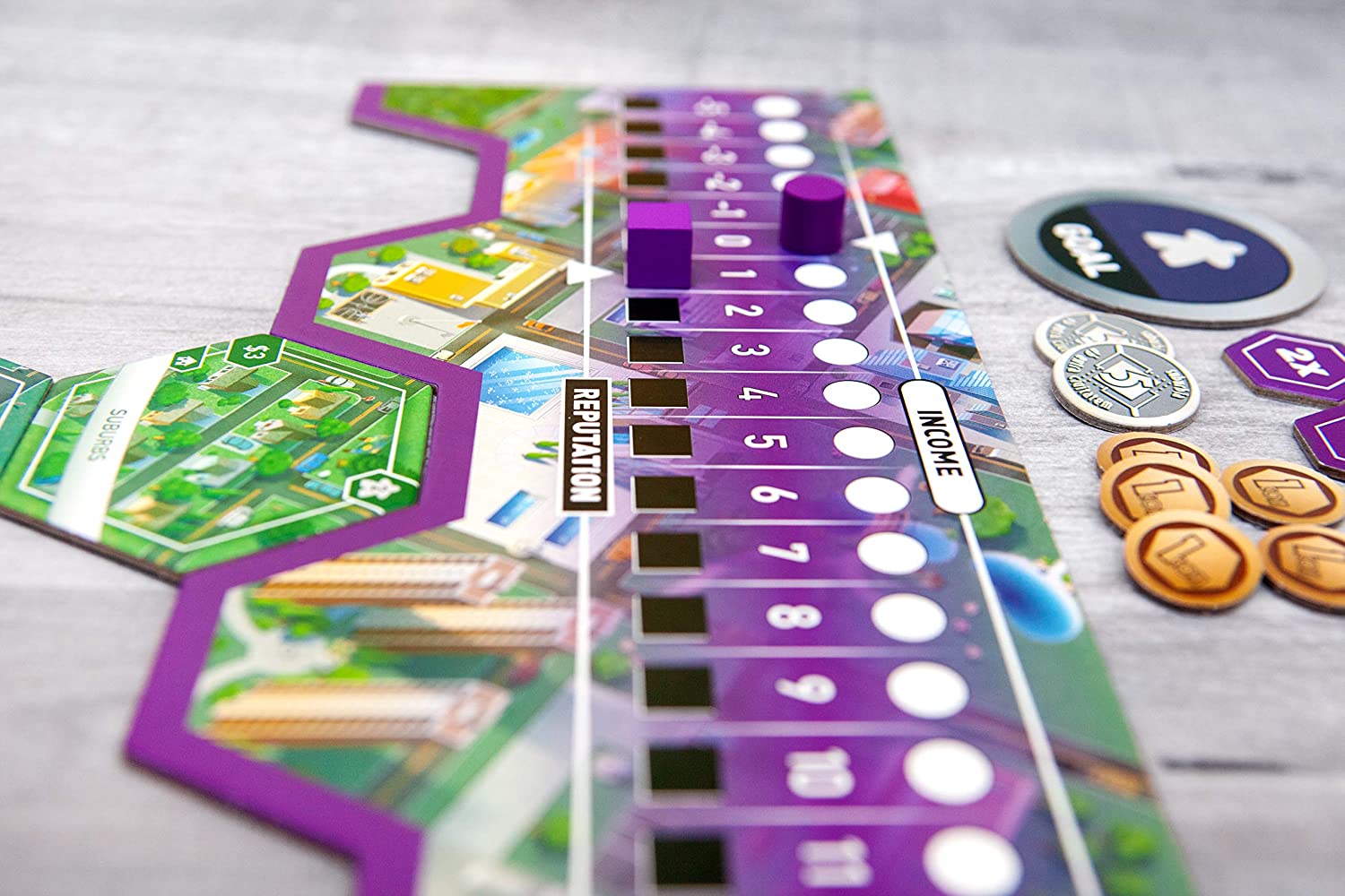 Suburbia 2nd Edition Board Game - WiredVillage Games - Bezier Games