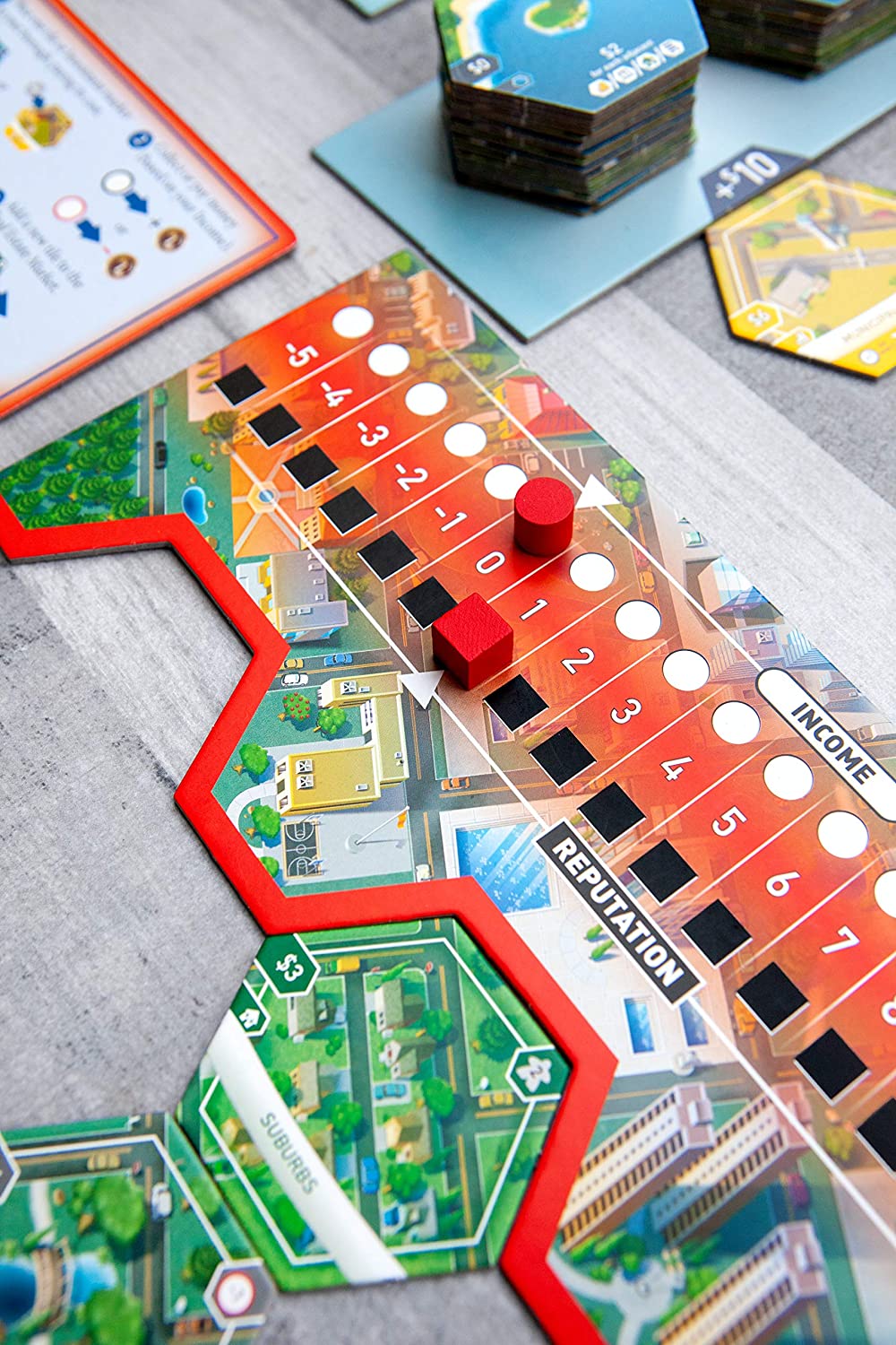 Suburbia 2nd Edition Board Game - WiredVillage Games - Bezier Games