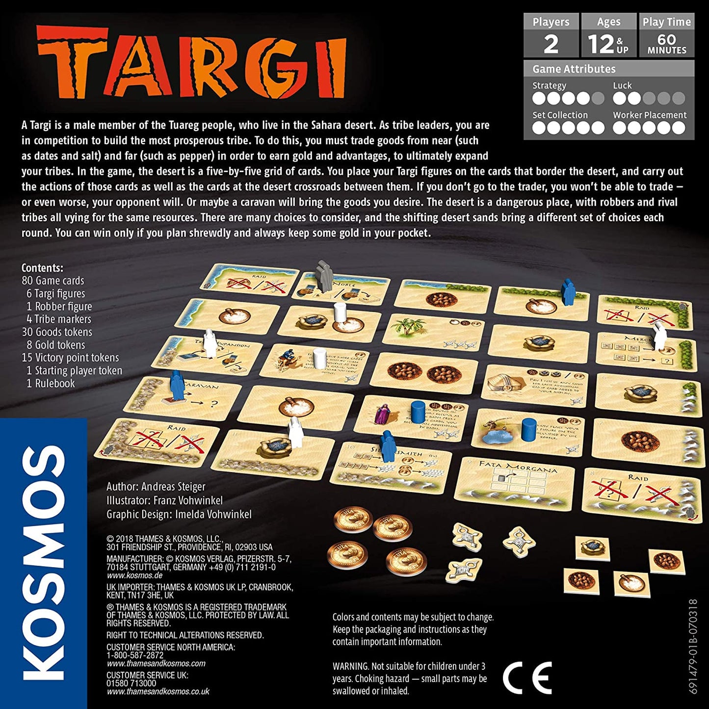 Targi Board Game - WiredVillage Games - Thames & Kosmos