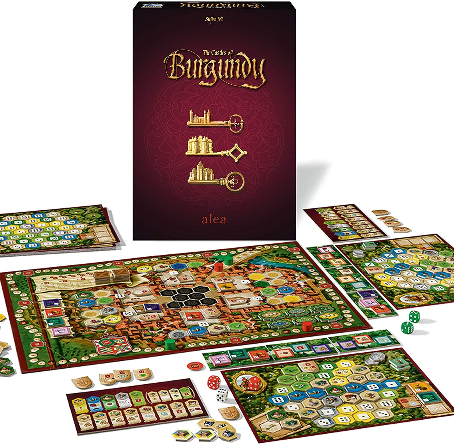 The Castles of Burgundy Board Game - WiredVillage Games - Ravensburger