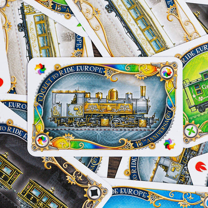 Ticket to Ride Europe Board Game 15th Anniversary Deluxe Edition - WiredVillage Games - Days of Wonder