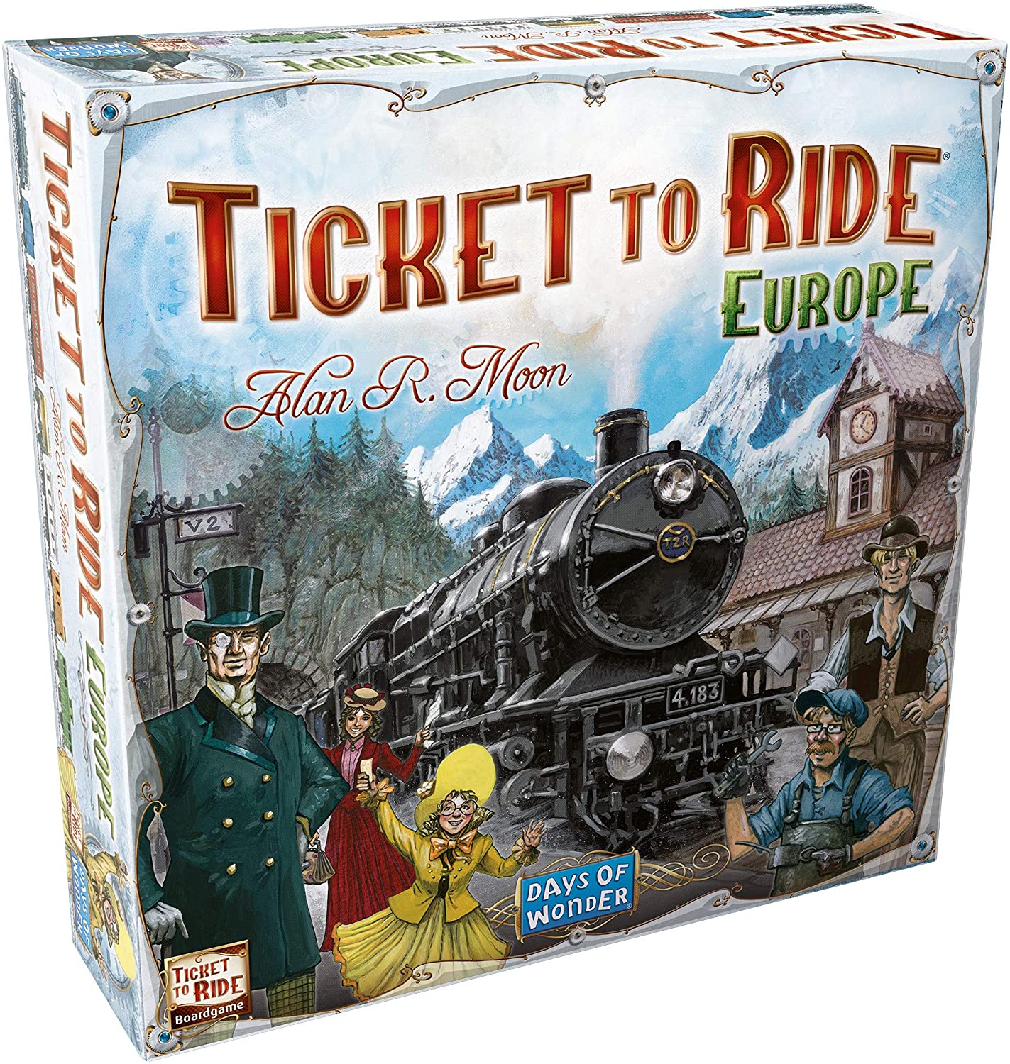 Ticket to Ride Europe Board Game - WiredVillage Games - Days of Wonder
