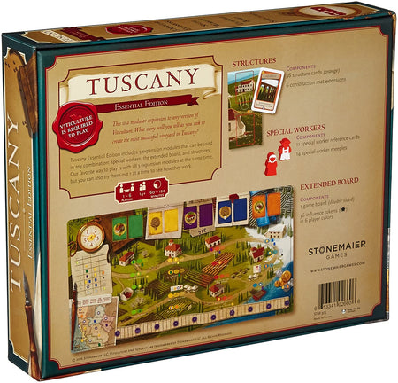 Tuscany Essential Edition Board Game - WiredVillage Games - Stonemaier Games